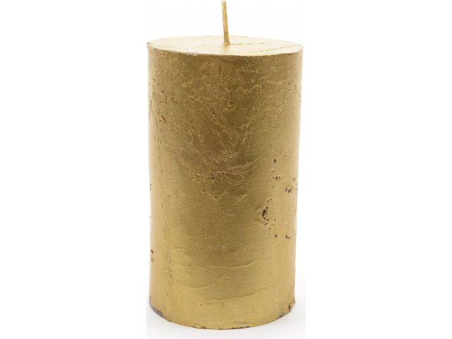 Свеча Металлик Макси, 180*68 мм, золотая