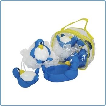 Набор детских игрушек для ванны Maman Пингвинята RB11