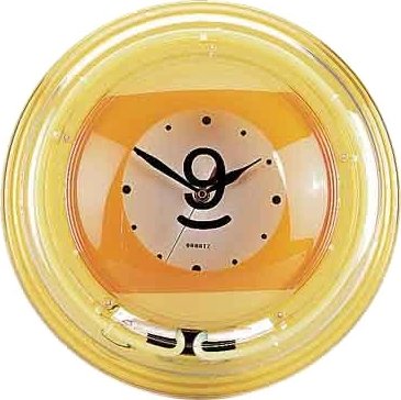 Часы настенные Девятка (неон) D35см