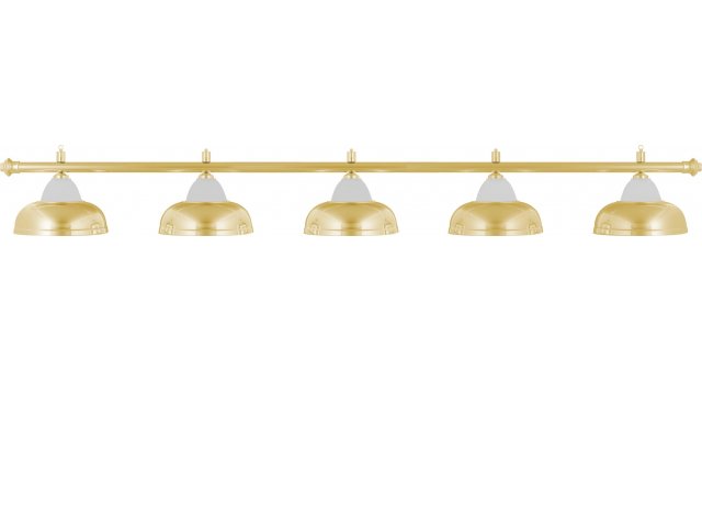 Лампа на пять плафонов Crown D38 (золотистая)
