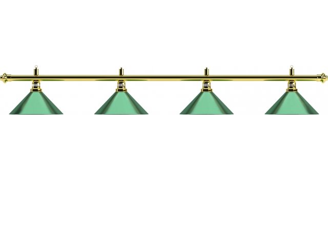 Лампа на четыре плафона Evergreen D35 (зеленая)