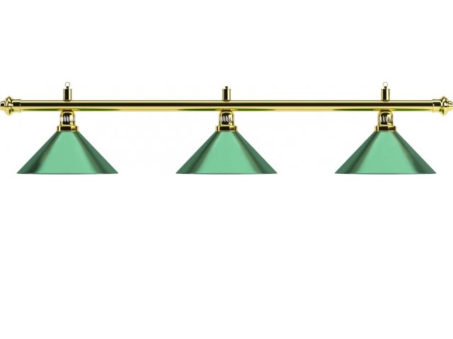 Лампа на три плафона Evergreen D35 (зеленая)