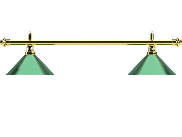 Лампа на два плафона Evergreen D35 (зеленая)