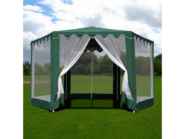 Садовый шатер Афина-Мебель 2 x 2 x 2 м AFM-1048H, цв. зеленый