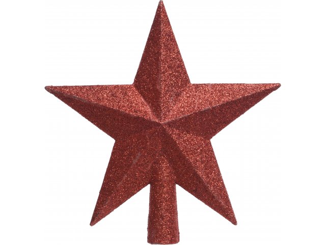 Верхушка Звезда, 19 см, красный KAEMINGK 029542