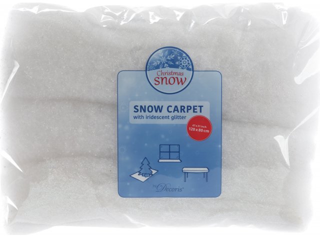 Покрывало Снежный ковер, с перламутровой посыпкой 120*80*1.5 см, Kaemingk 472042