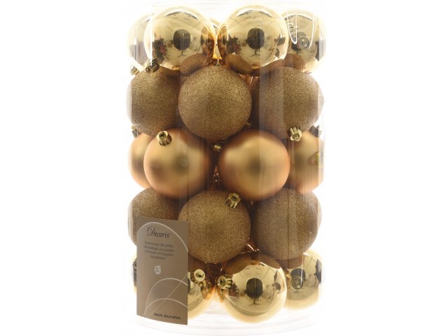 Набор шаров Золотая Коллекция, 80 мм, 34 шт, mix KAEMINGK 023304