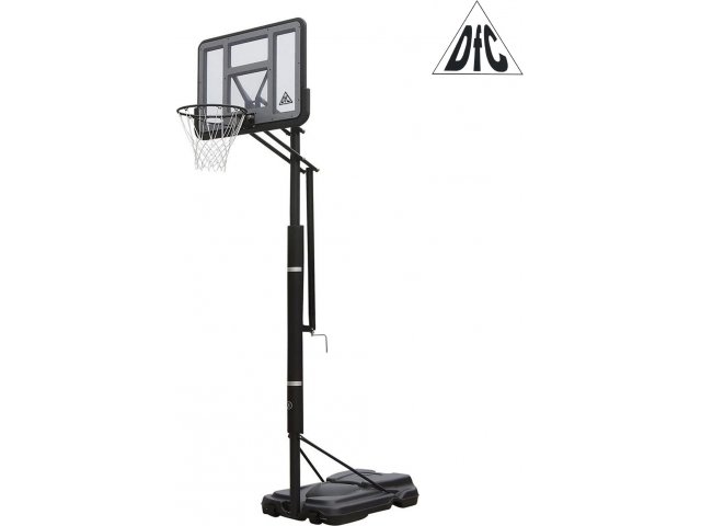 Баскетбольная мобильная стойка 44 DFC STAND44PVC1 110x75cm пвх винт.регулировка