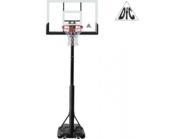 Баскетбольная мобильная стойка 52 DFC STAND52P 132x80cm поликарбонат