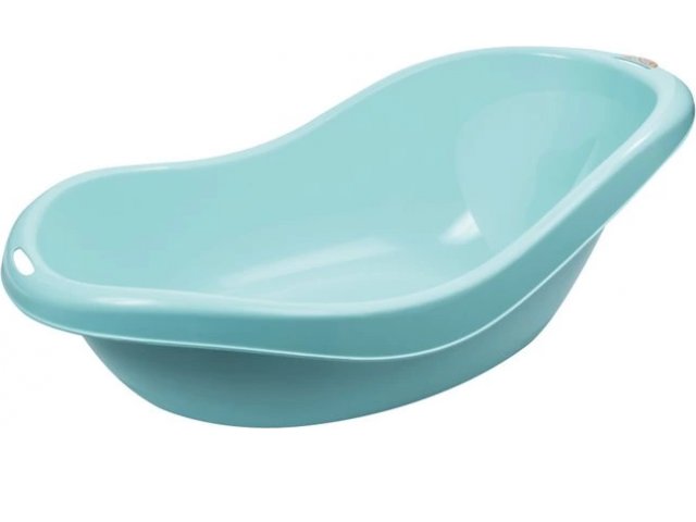 Ванночка для купания Bebe Confort со сливным отверстием цвет голубой
