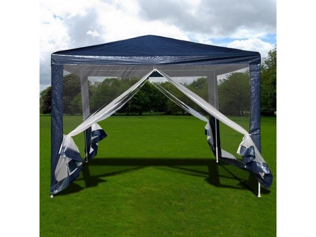 Садовый шатер Афина-Мебель 3х3м AFM-1040NB, цв. Blue