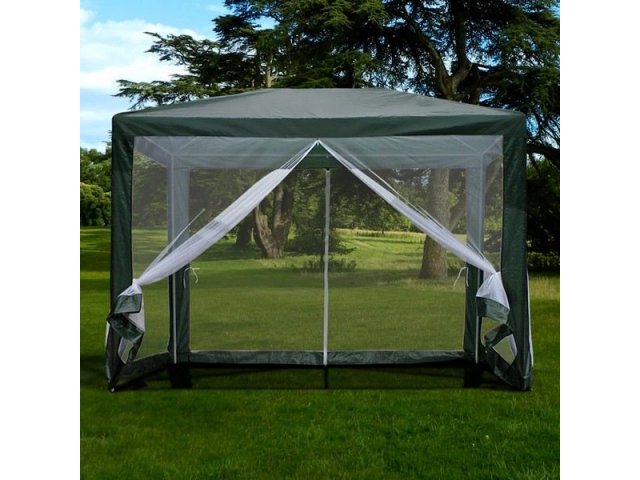 Садовый шатер Афина-Мебель 2х3 м с сеткой AFM-1061NA  Green