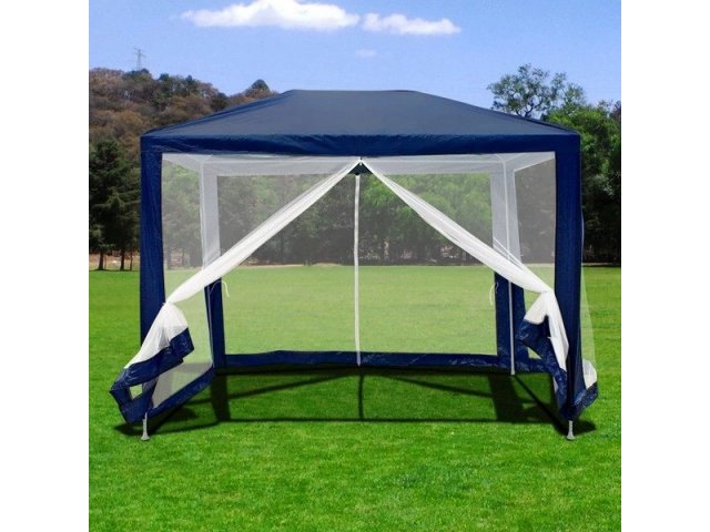 Садовый шатер Афина-Мебель 2х3 м с сеткой AFM-1061NB  Blue