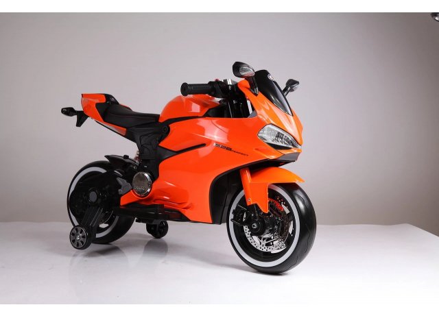 Мотоцикл RiverToys МОТО A001AA оранжевый