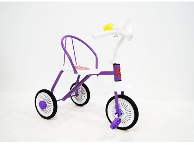 Детский велосипед RiverToys трехколесный фиолетовый