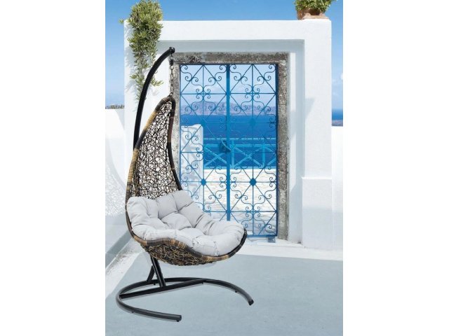 Кресло подвесное WIND Цвет подушки: светло-серый