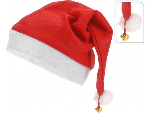Новогодний колпак для взрослых Санта-Клаус с колокольчиком Koopman AAF200000