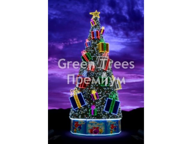Ель дизайнерская Green Trees 3D подарки