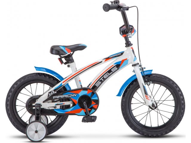 Детский велосипед Stels Arrow 14 рама 8.5” Синий/белый