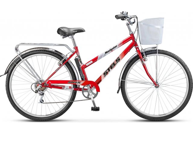 Дорожный велосипед Stels Navigator 350 Lady Z010 рама 20” Красный