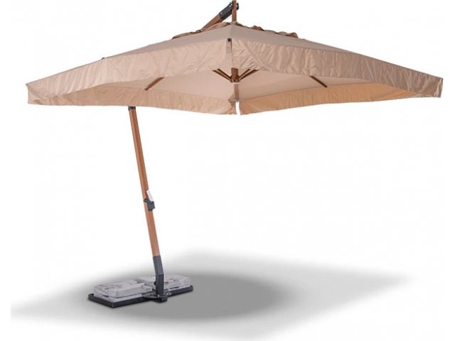 Зонт Корсика 4sis 3х3 м на алюминиевой опоре