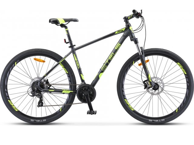 Горный (MTB) велосипед STELS Navigator 930 D 29” V010, рама 20.5” Антрацитовый/чёрный/лайм