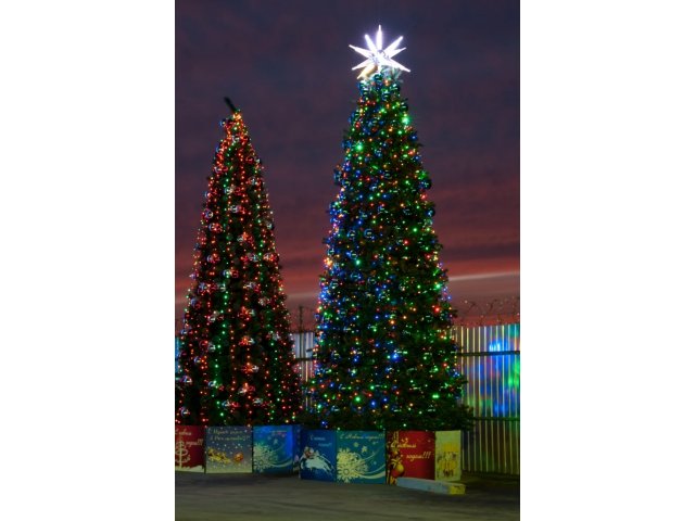 Многофункциональный комплект освещения «Динамика», для новогодних елок высотой 3 м