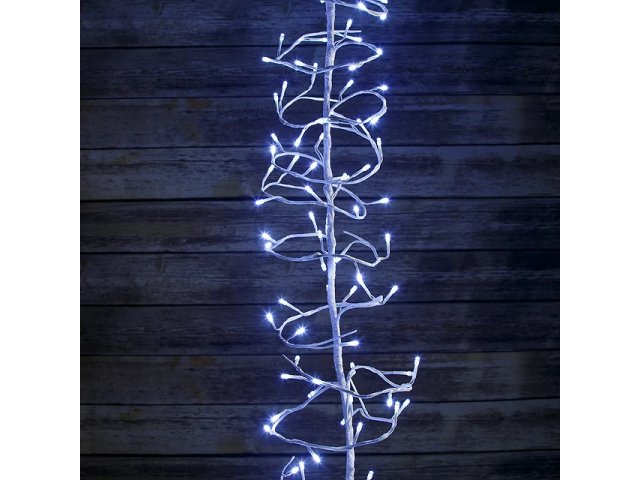 Ветка - лиана Ледяная Ива, 300 см, 288 LED ламп, холодный белый Kaemingk