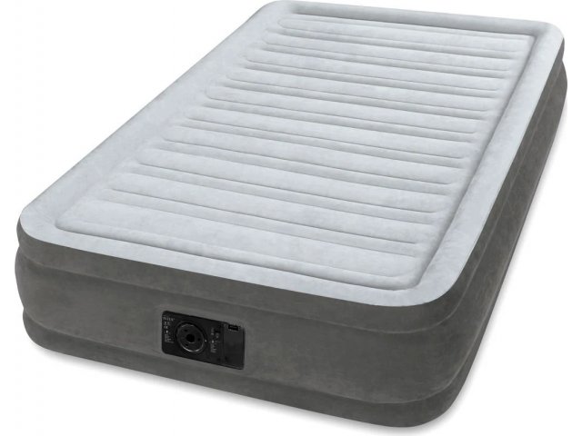 Кровать INTEX COMFORT-PLUSH MID RISE 99х191х33 см, встроенный насос 220В