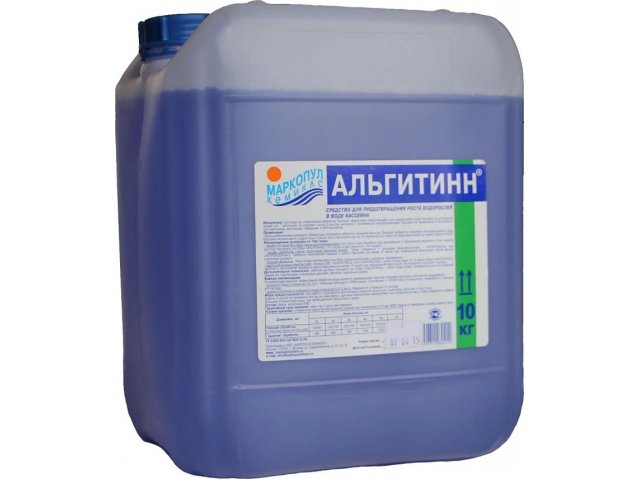 Альгитинн 10л канистра, жидк. средство для борьбы с водорослями, ср.г. 3г., М05