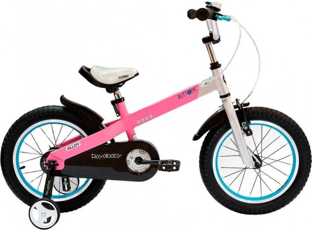 Детский велосипед Royal Baby BUTTONS ALLOY 18 Onesize, Розовый, RB18-16 рама Onesize Розовый