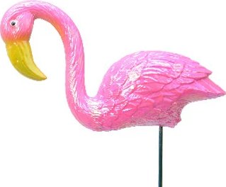 Садовая фигурка - штекер для цветов Фламинго Джейн 65 см Kaemingk