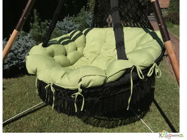 Подвесной гамак-кресло BestaFiesta CARTAGENA с подушками салатовый