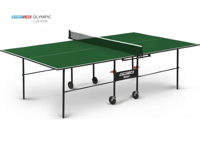 Теннисный стол Startline Olympic с сеткой GREEN