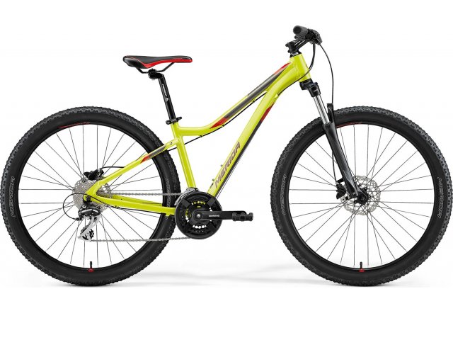 Горный велосипед Merida Matts 7.20 2021 рама 19” Lime/Red