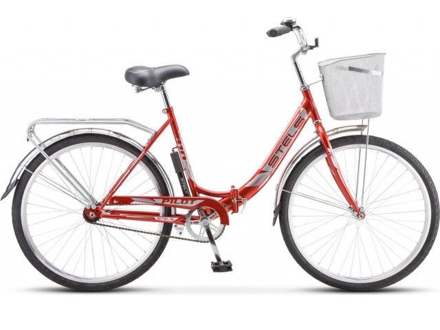 Складной Велосипед Stels Pilot-810 26” Z010, рама 19” Красный