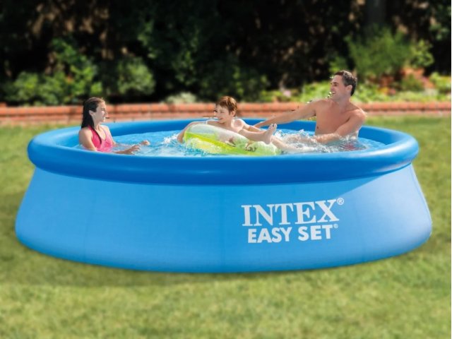 Круглый надувной бассейн Intex Easy Set 305х76см