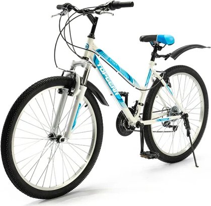 Велосипед 26 TOPGEAR Style ВН26431К, бело-голубой Рама 16
