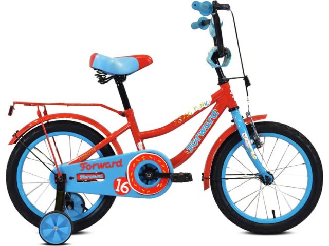 Велосипед 16 Forward Funky 19-20 г, Красный/Голубой