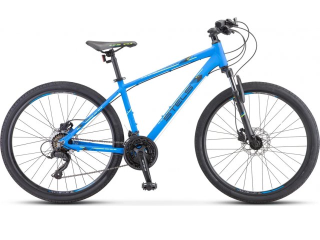 Велосипед Stels Navigator-590 D 26” K010, рама 16” Синий/салатовый