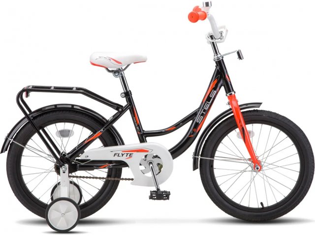 Детский велосипед Stels Flyte 18” Z011 рама 12” Чёрный/красный