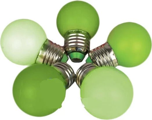 Светодиодная лампа для Белт-лайта Rich LED, 1 Вт, d=45 мм, зеленая зеленый