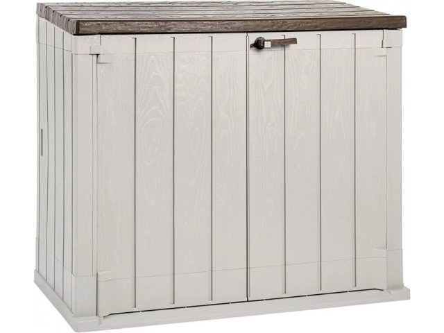 Ящик-шкаф пластиковый TOOMAX Wood Style на 1270л Серо-коричневый