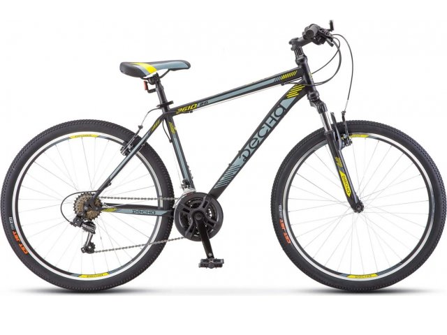 Велосипед Десна-2610 V 26” F010, рама 20” Тёмно-серый/оранжевый