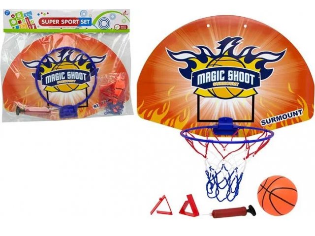 Набор для игры в баскетбол (корзина со щитом, мяч, насос)
