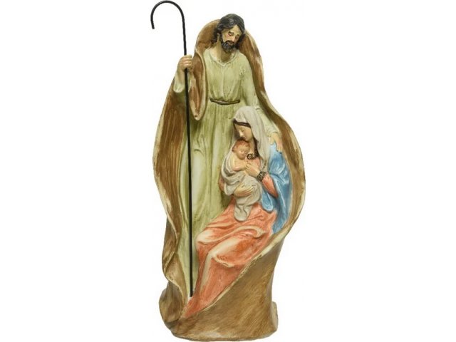 Рождественская фигура Иосиф, Мария и младенец Иисус 35 см Kaemingk