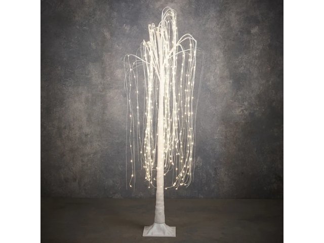 Светодиодное дерево Ива Рекмонд 150 см, 400 теплых белых LED ламп, таймер, IP44 Edelman