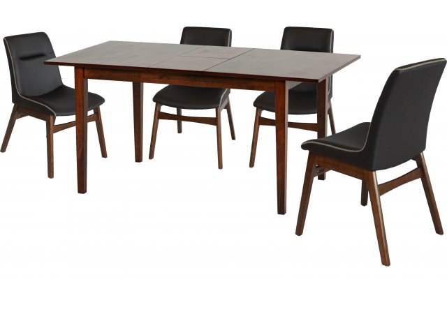 Комплект обеденный (стол раздвижной MANUKAN, арт. LWM(SF)12808S53-E300 и 4 кресла REDANG, арт.LW1811)