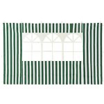 Стенка зеленая с окном для садового тента Green Glade 4110