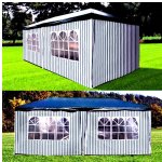 Садовый шатер Афина-Мебель 3х6м AFM-1015C, цв. Blue-white